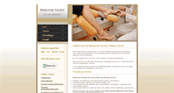 Desktop Screenshot of medicinskfotklinik.com