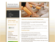 Tablet Screenshot of medicinskfotklinik.com